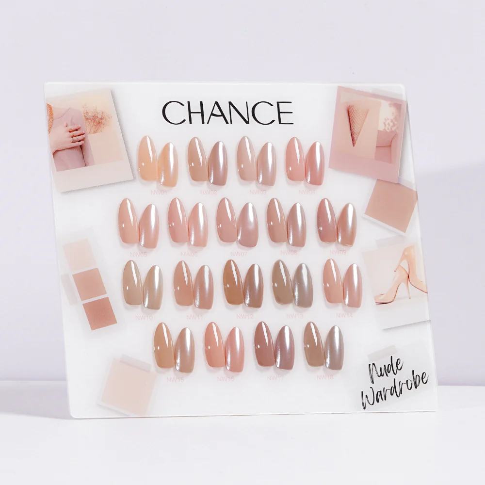 Chance Nude Wardrobe Collection #05 - Gel Polish 0.5 oz (18 Colors)