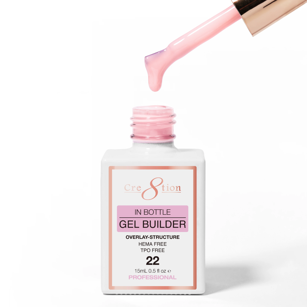 Cre8tion Gel Collection - Overlay/ Brush on Builder 0.5oz 22 Popsicle Spark