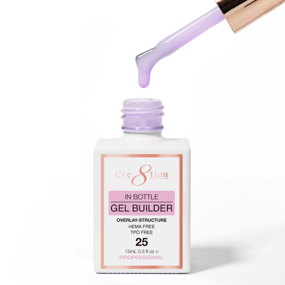 Cre8tion Gel Collection - Overlay/ Brush on Builder 0.5oz 25 Ice Princess