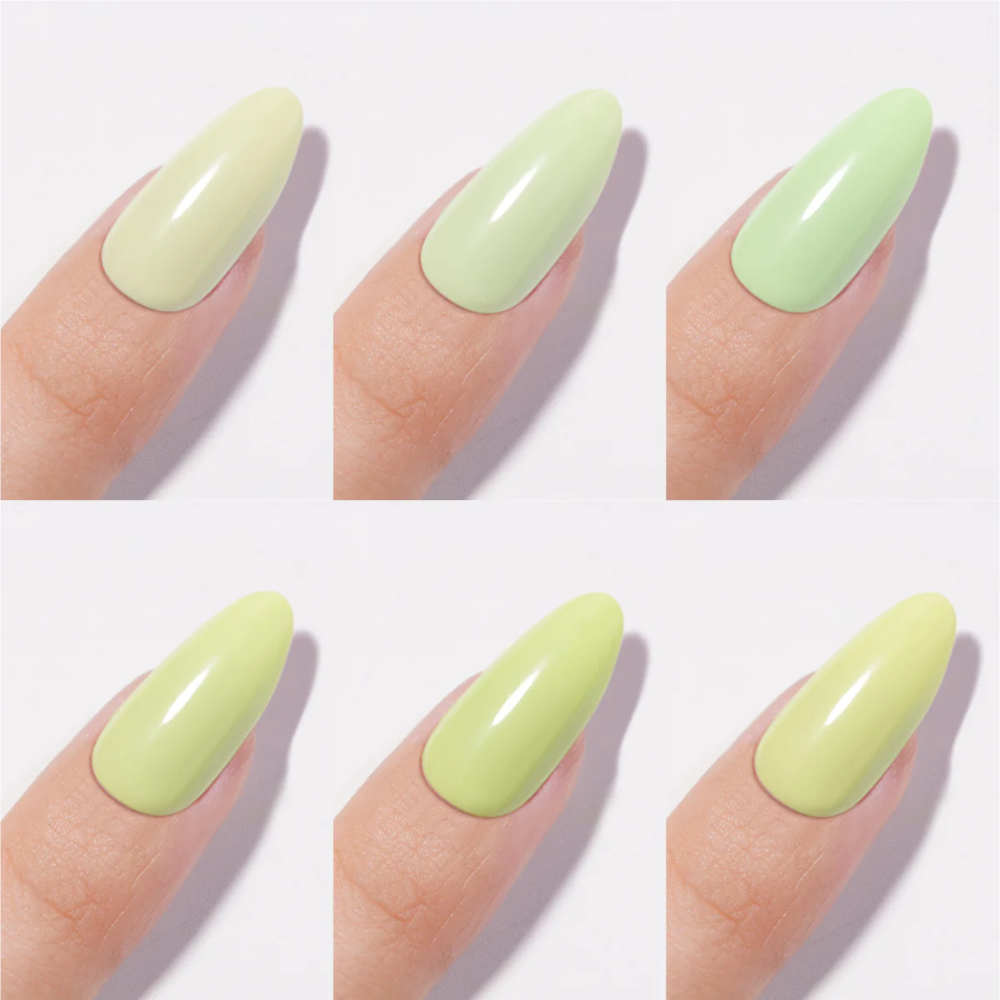 Chance Lemon Meringue Collection #11 – Gel Polish Set 0.5 oz (18 Colors LM01–LM18)