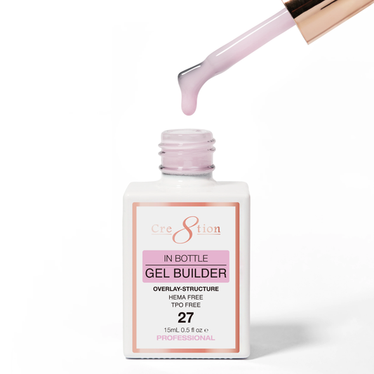 Cre8tion Gel Collection - Overlay/ Brush on Builder 0.5oz 27 Opal Whisper