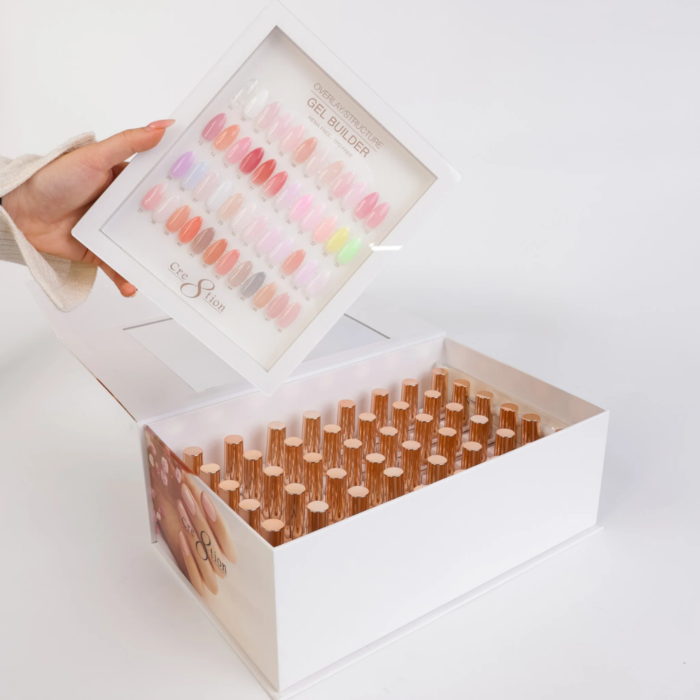 Cre8tion Gel Collection - Overlay/ Brush on Builder 0.5oz 48 Colors Kit