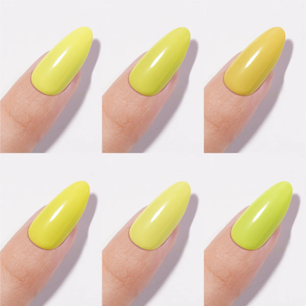 Chance Yellow Ritz Collection #12 – Gel Polish Set 0.5 oz (18 Colors YR01–YR18)