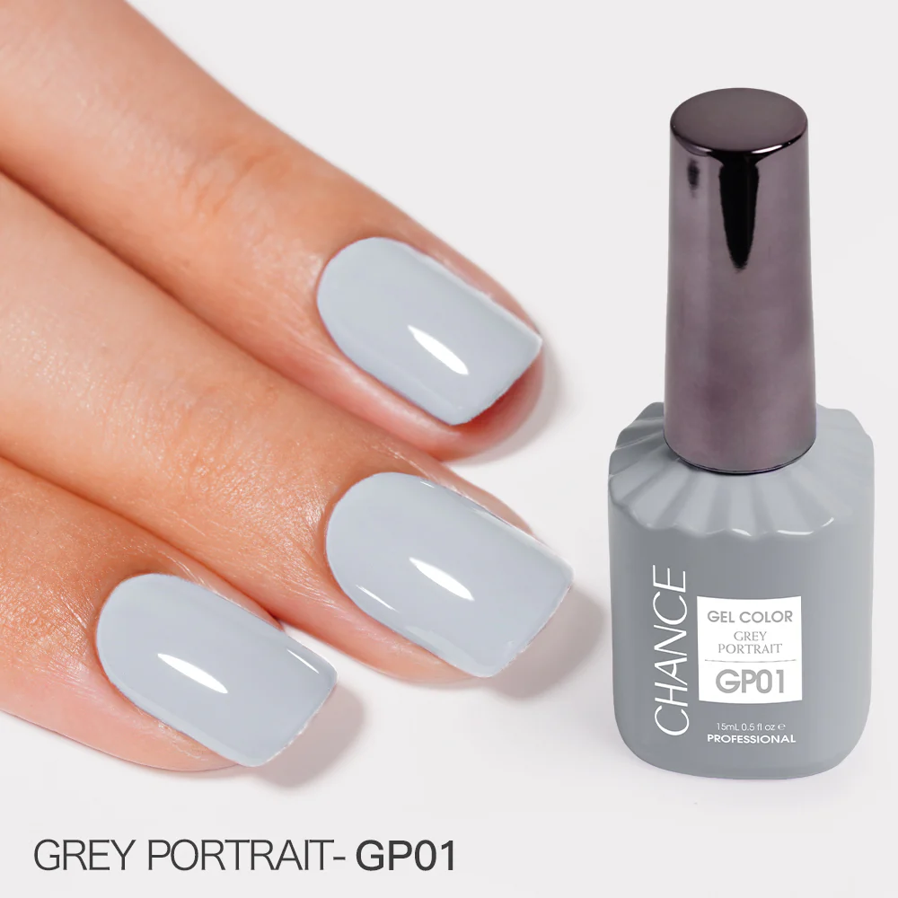 Chance Grey Portrait Collection #16 - Gel Polish 0.5 oz (18 Colors)