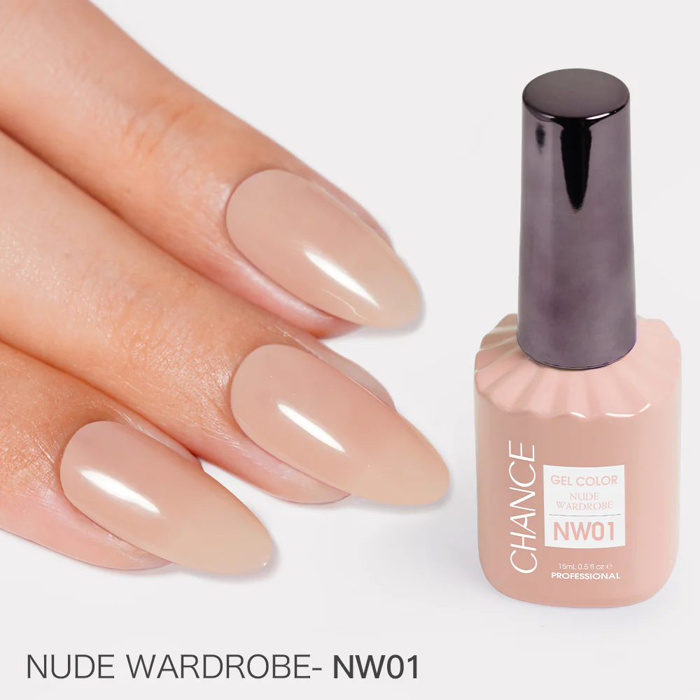 Chance Nude Wardrobe Collection #05 - Gel Polish 0.5 oz (18 Colors)