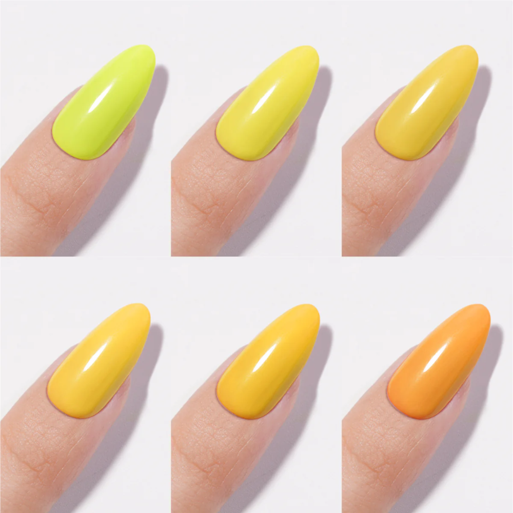Chance Yellow Ritz Collection #12 – Gel Polish Set 0.5 oz (18 Colors YR01–YR18)