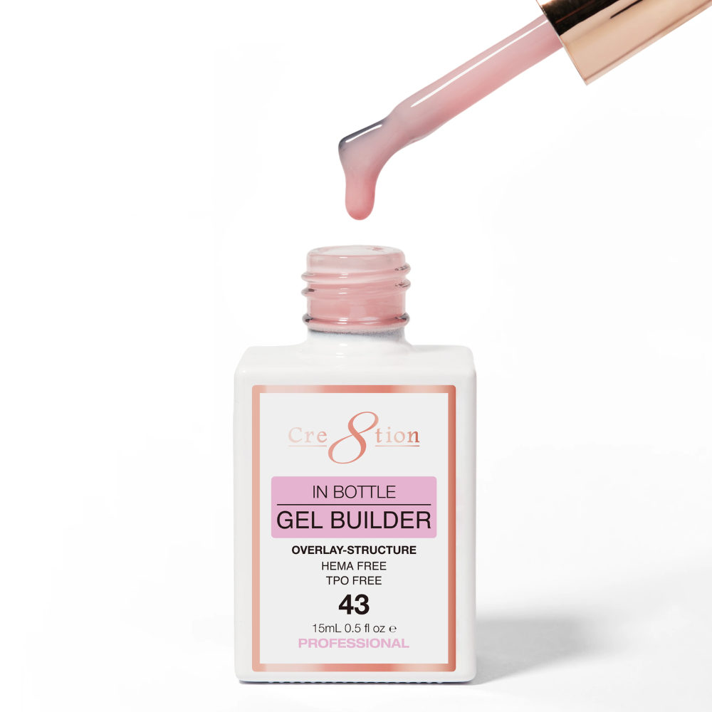 Cre8tion Gel Collection - Overlay/ Brush on Builder 0.5oz 43 Mauve Cashmere Wrap