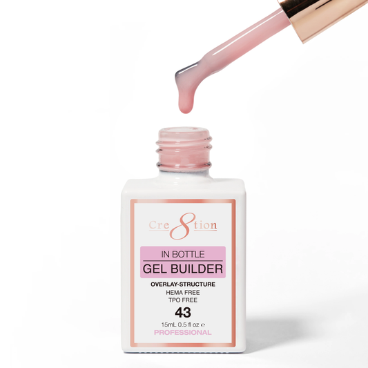 Cre8tion Gel Collection - Overlay/ Brush on Builder 0.5oz 43 Mauve Cashmere Wrap
