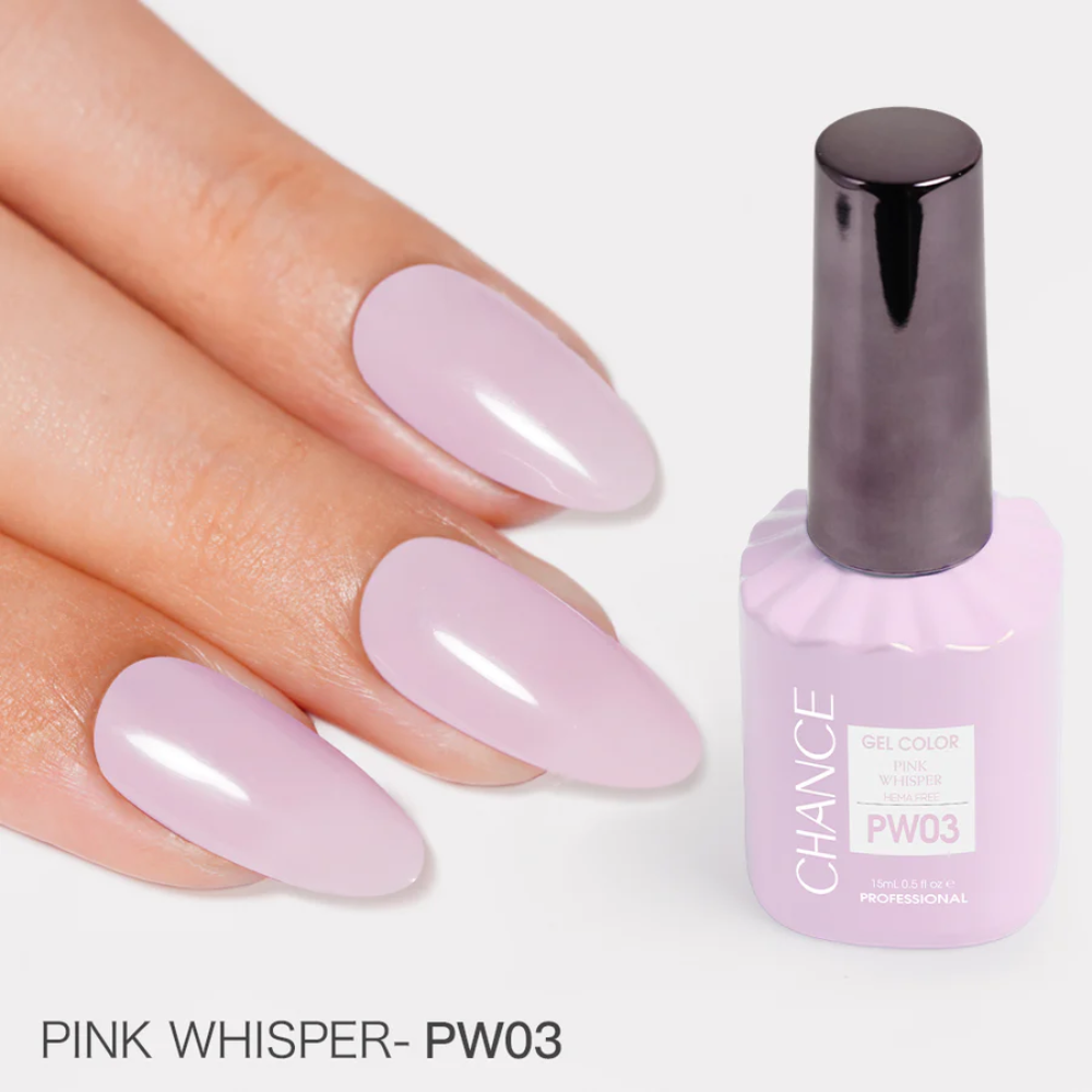 Chance Pink Whisper Collection #03 – Gel Polish 0.5 oz (18 Colors)