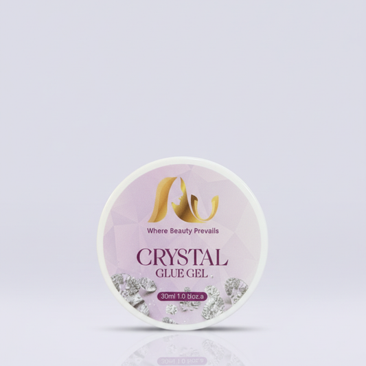 AU PRO crystal glue gel round jar 30ml rhinestone adhesive UV LED cure