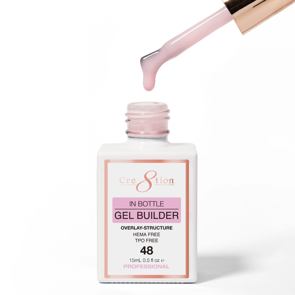 Cre8tion Gel Collection - Overlay/ Brush on Builder 0.5oz 48 Under the Rain