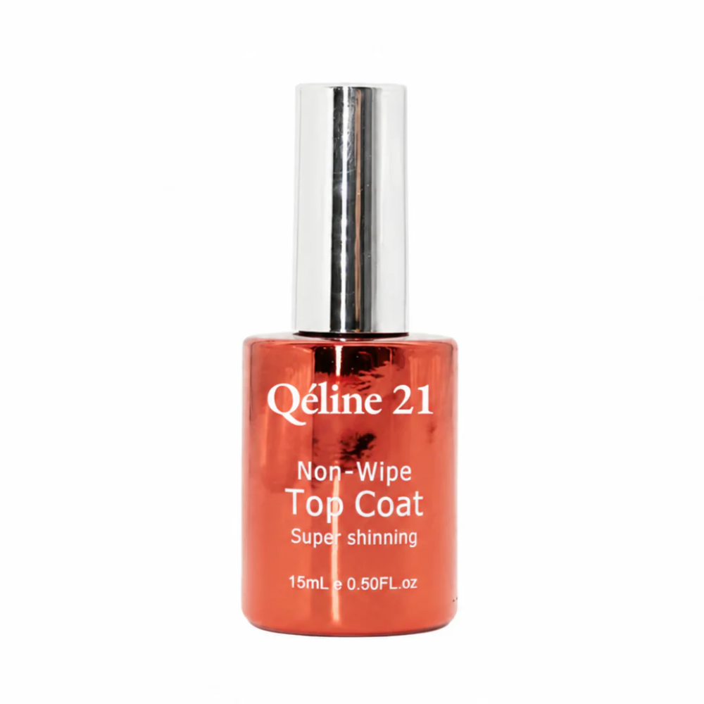 Qéline21 Non-Wipe Top Coat – Super Shiny, No Yellow, Scratch Resistant