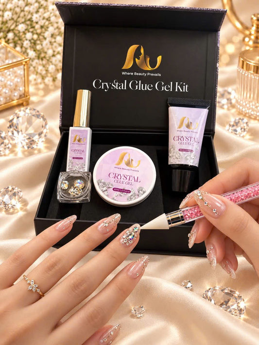 AU PRO Crystal Glue Gel Kit 3-in-1
