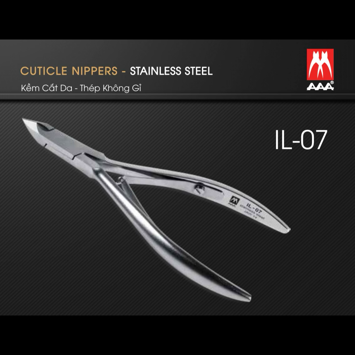 Cuticle Nippers - SS (IL-07 - Jaw 16)