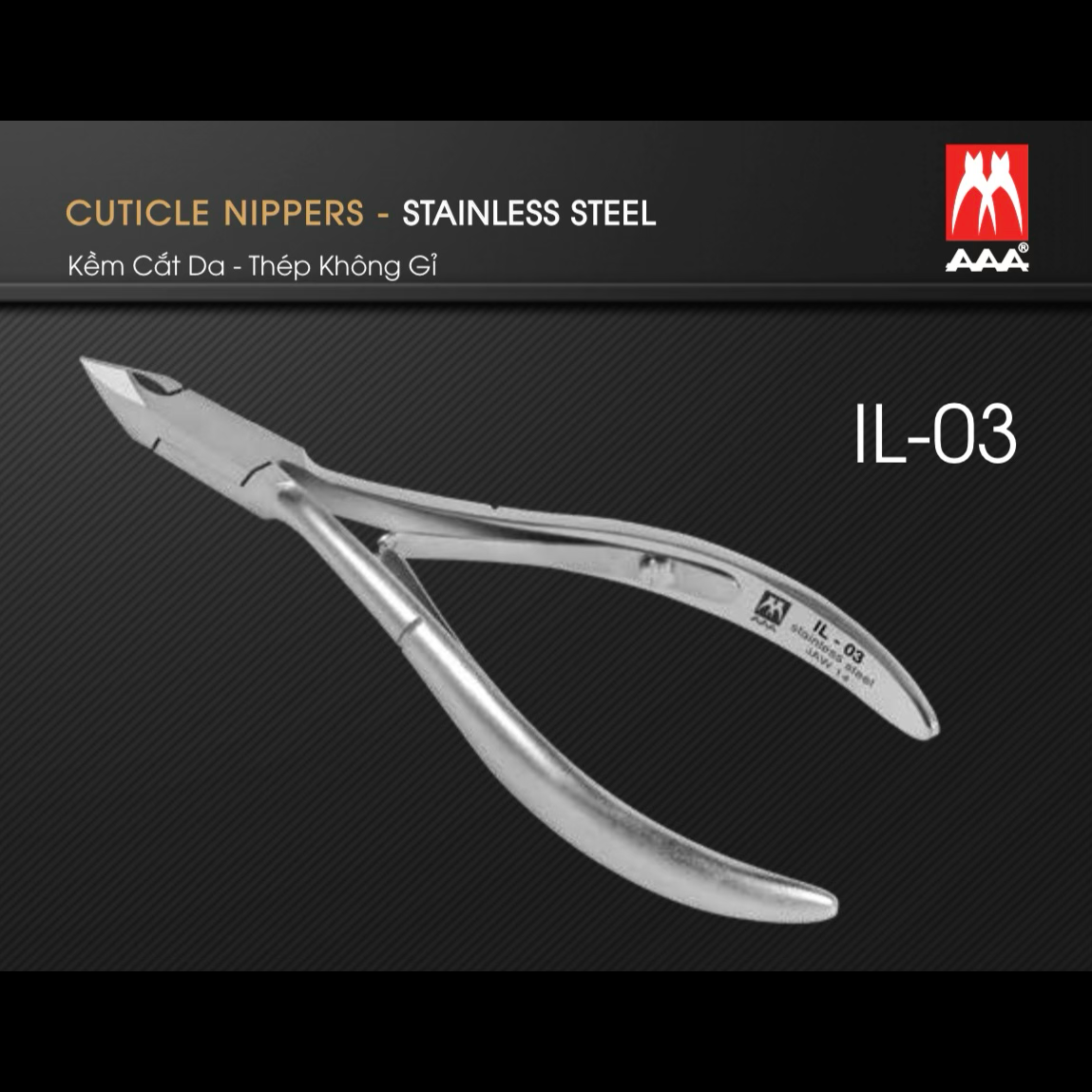 Cuticle Nippers - SS (IL-03 - Jaw 14)