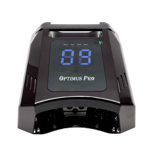 Optimus Pro OP-138 72W cordless UV LED nail lamp with fan rechargeable black