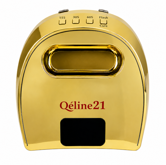 Qéline21 UV LED nail lamp in Gold