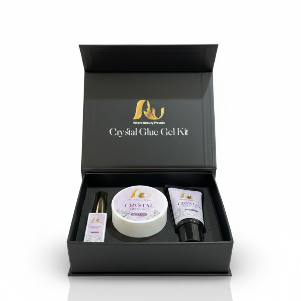 professional crystal glue gel for nail charms and bling set