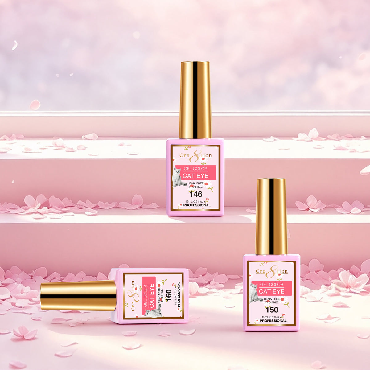 Cre8tion Cat Eye Gel Spring Collection – 18 Colors product image 4