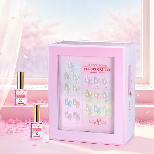 Cre8tion Cat Eye Gel Spring Collection – 18 Colors complete set