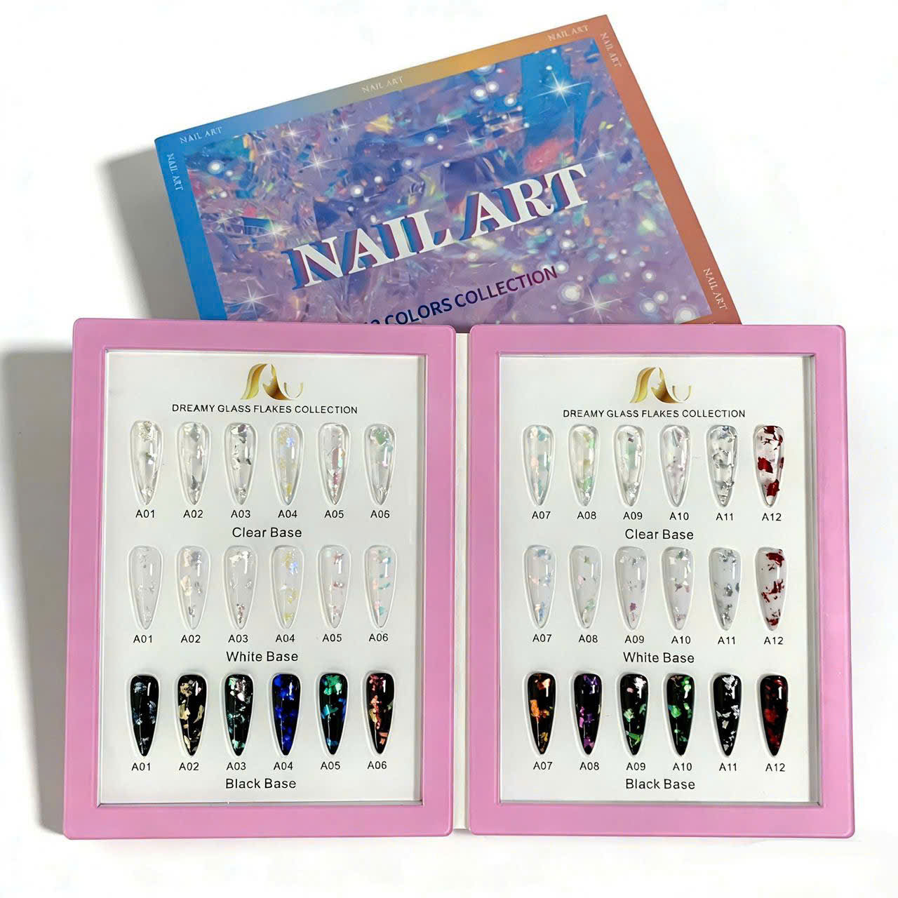 AU Nails Dreamy Glass Flakes Collection